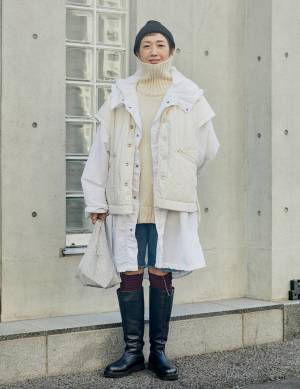 着回し力抜群で優秀すぎ！【 ホワイト＆ブラックアウターSNAP8選 】 | HugMug - 親子で楽しむファッションやライフスタイル情報を届けるママメディア