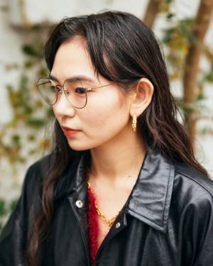 推しは『ユニクロ』のパンツ♡ レザージャケットと合わせてクールに！ | HugMug