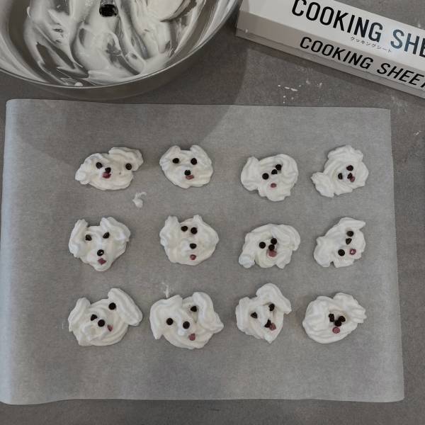 バレンタインにおすすめ！簡単で可愛いメレンゲわんこレシピ♡ | HugMug