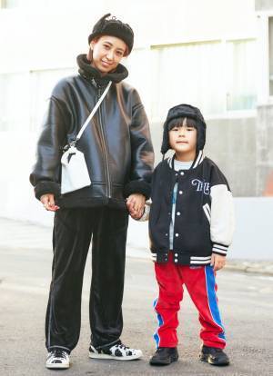 フライトキャップで旬度爆上げ！ベロアパンツでなかよし親子コーデに♡ | HugMug
