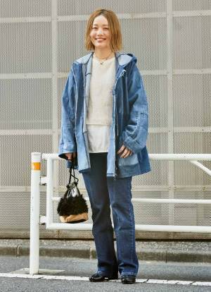 『ザラ』好き親子の冬コーデ♡ デニムとカラーを揃えてなかよしムード！ | HugMug