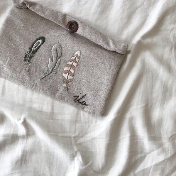 不器用でもできた！我が家の通園・通学グッズはリネン×刺繍で手作り♪ | HugMug