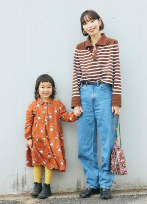 『ユニクロ ユー』のデニムが超優秀♡ブラウンベースの親子コーデ | HugMug