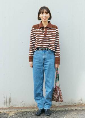 『ユニクロ ユー』のデニムが超優秀♡ブラウンベースの親子コーデ | HugMug