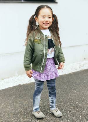 古着MIXのおしゃれ親子を要チェック！ミリタリー×春色がめちゃかわ♡ | HugMug