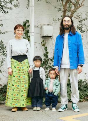 古着上手なファミリーコーデ♡スウェット×デニムで統一感アップ！ | HugMug