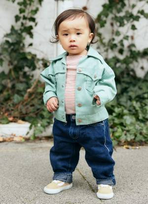 古着上手なファミリーコーデ♡スウェット×デニムで統一感アップ！ | HugMug