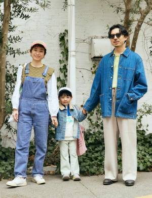 春のリンクコーデはデニム推し！【デニムリンクコーデ９選】 | HugMug - 親子で楽しむファッションやライフスタイル情報を届けるママメディア