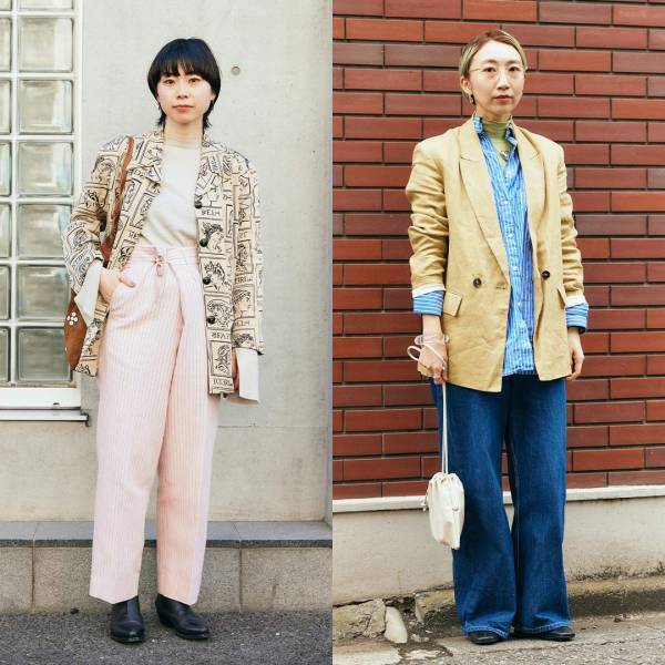 手持ちのジャケットどう着こなす？【おしゃれな人のジャケットSNAP】 | HugMug - 親子で楽しむファッションやライフスタイル情報を届けるママメディア