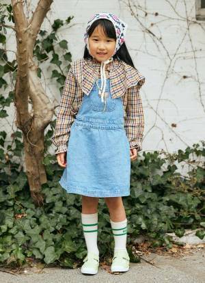 デニム好き親子のなかよし春コーデ。ママの『GU』ジャケットが超優秀！ | HugMug