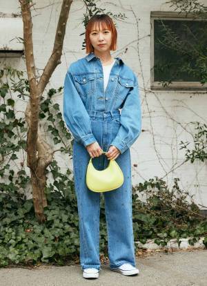 デニム好き親子のなかよし春コーデ。ママの『GU』ジャケットが超優秀！ | HugMug