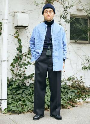 失敗しないカラーリンクコーデ！ブルー×ブラックで爽やかに | HugMug