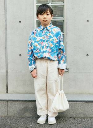 古着MIXコーデの決定版！ ブルー×ホワイトで爽やかに♡ | HugMug