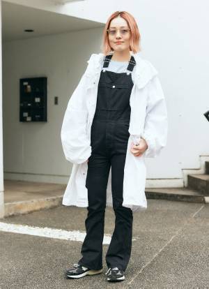 おしゃれファミリーの古着MIXコーデ！モノトーン×ブルーで即統一感アップ♡ | HugMug