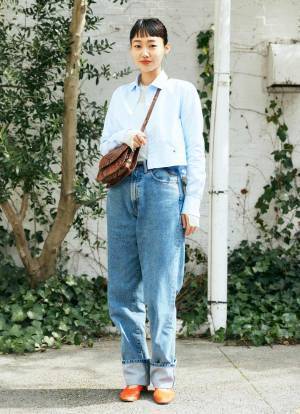 今すぐ真似したいファミリーリンクコーデ！シャツ×古着パンツでおしゃれ度爆上げ♪ | HugMug