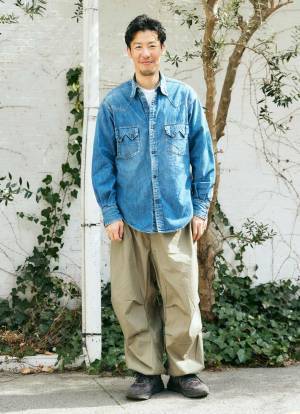 今すぐ真似したいファミリーリンクコーデ！シャツ×古着パンツでおしゃれ度爆上げ♪ | HugMug