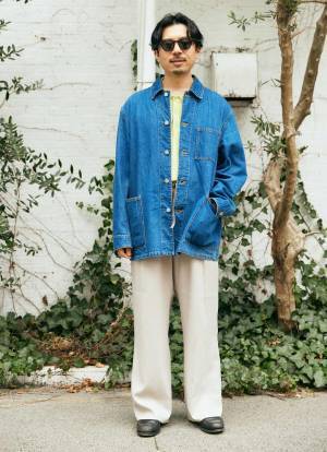 おしゃれファミリーのデニムコーデ♡ 古着のオーバーオールがめちゃかわ！ | HugMug