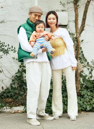 おしゃれファミリーの古着MIXコーデ♡ ホワイト×春カラーがめちゃかわ！ | HugMug - 親子で楽しむファッションやライフスタイル情報を届けるママメディア