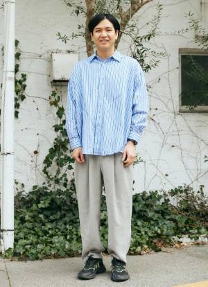 スニーカーコーデで公園へ！ブルーでリンクしたおしゃれファミリー♪ | HugMug