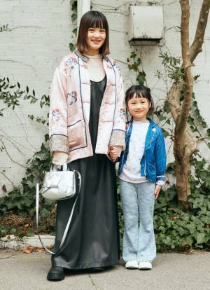 「チャイナジャケット」でリンクコーデ！おしゃれ親子の着こなしテクをのぞき見♡ | HugMug