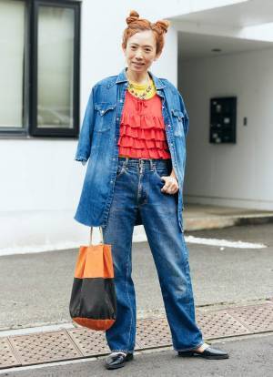 失敗しない古着リンクコーデ！ デニム×イエローで即統一感アップ♡ | HugMug - 親子で楽しむファッションやライフスタイル情報を届けるママメディア