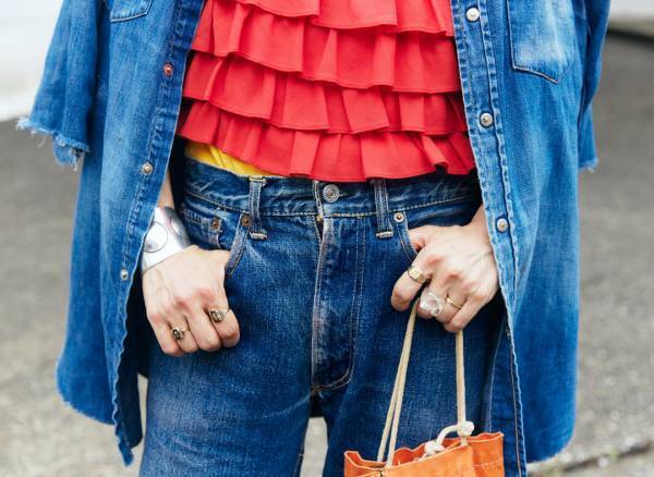 失敗しない古着リンクコーデ！ デニム×イエローで即統一感アップ♡ | HugMug - 親子で楽しむファッションやライフスタイル情報を届けるママメディア