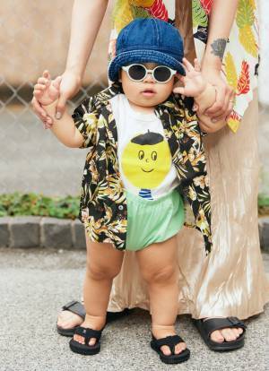 『ユニクロ』のハットが推せる♡ オレンジのパイル地が夏にぴったり！ | HugMug - 親子で楽しむファッションやライフスタイル情報を届けるママメディア