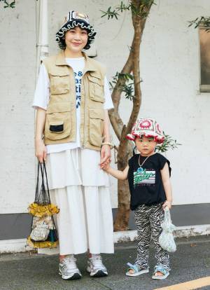 『ZARA』のキッズパンツがめちゃかわ♡アウトドアにも行けちゃうおしゃれな夏コーデ！ | HugMug - 親子で楽しむファッションやライフスタイル情報を届けるママメディア