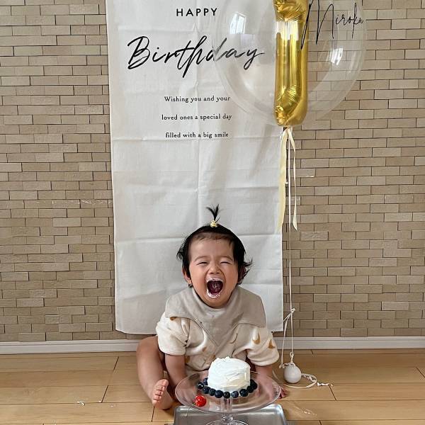卵不使用！簡単・可愛い1歳のバースデーケーキレシピ | HugMug - 親子で楽しむファッションやライフスタイル情報を届けるママメディア