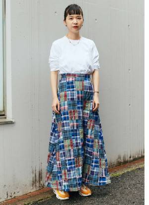 『ユニクロ』上手なおしゃれ親子！ ブルー×レッドでカラーリンク♡ | HugMug