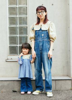 『ZARA』上手なおしゃれ親子♡ デニムをガーリーに着こなし！ | HugMug - 親子で楽しむファッションやライフスタイル情報を届けるママメディア