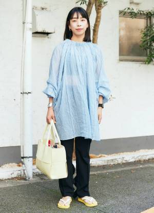 【おしゃれファミリーの夏SNAP】ブルー×ブラックで涼し気に♪ | HugMug