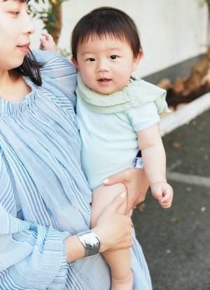 【おしゃれファミリーの夏SNAP】ブルー×ブラックで涼し気に♪ | HugMug