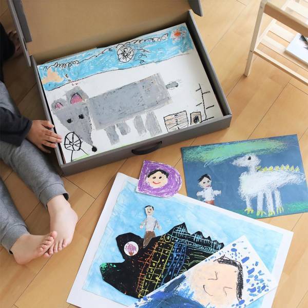 【子ども工作の保管方法】遊び・工作が得意なママたちのアイディア | HugMug