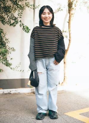 淡ブルー×ホワイトをシェアした爽やか秋コーデ。『ザラ』でつくるキッズコーデがおしゃれ！ | HugMug