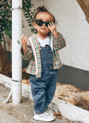 おしゃれファミリーのデニムリンクコーデ！古着MIXでおしゃれ度アップ♡ | HugMug