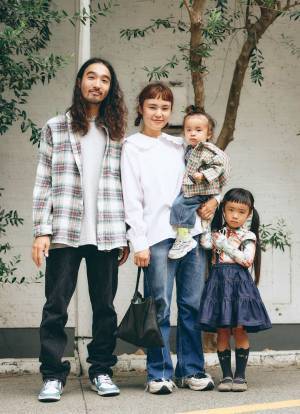 おしゃれファミリーのデニムリンクコーデ！古着MIXでおしゃれ度アップ♡ | HugMug