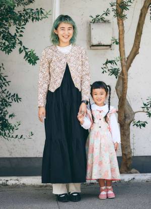 プチプラ×古着でつくる！レトロガーリーな親子コーデがめちゃかわ♡ | HugMug