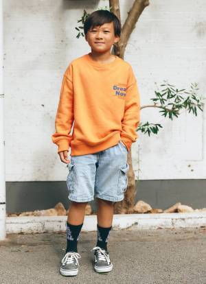 ヘビロテ必至な『ZARAキッズ』♡ おしゃれ親子のスウェットコーデ！ | HugMug