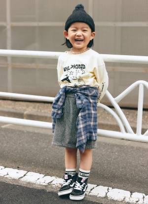 『ZARA』×古着でつくるベビーコーデがおしゃれすぎ！親子でモノトーンリンク♪ | HugMug