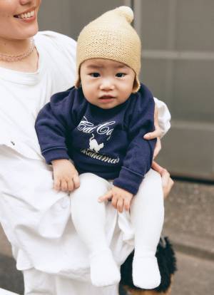 『ZARA』×古着でつくるベビーコーデがおしゃれすぎ！親子でモノトーンリンク♪ | HugMug