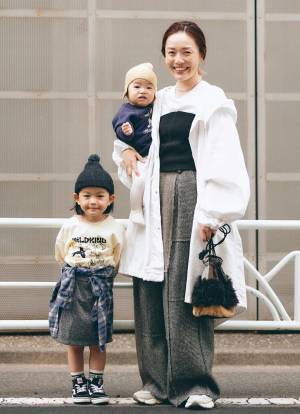 『ZARA』×古着でつくるベビーコーデがおしゃれすぎ！親子でモノトーンリンク♪ | HugMug
