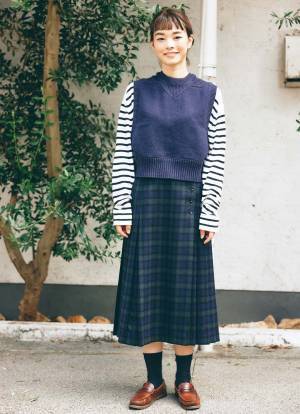 『ユニクロ』を使ったおしゃれキッズ発見！家族で秋の正統派コーデ♪ | HugMug