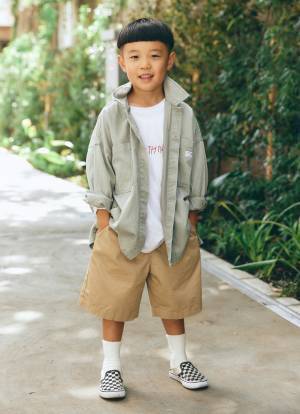 『韓国子ども服』がやっぱり推せる♡ 親子でくすみカラーコーデ！ | HugMug