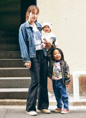 ヴィンテージMIXコーデのまさにお手本！デニム×プリントTがやっぱり定番♡ | HugMug