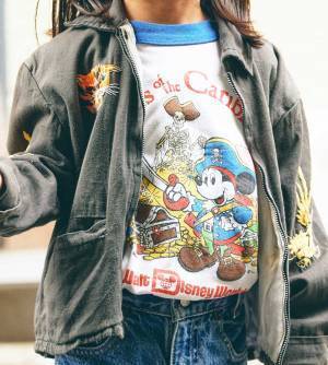 ヴィンテージMIXコーデのまさにお手本！デニム×プリントTがやっぱり定番♡ | HugMug