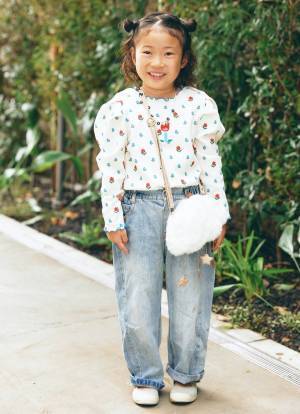 話題の「海外子ども服」はこう着る！柄トップスでポップな雰囲気に♪ | HugMug