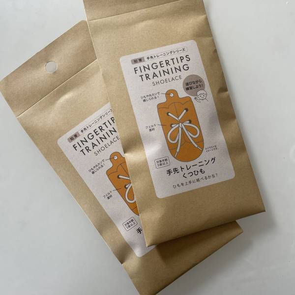 【DAISO】知育玩具で”ちょうちょ結び”マスター！「手先トレーニング くつひも」がすごい | HugMug