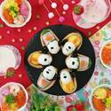 ひなまつりのお寿司アレンジ【おひなさまスヌーピーのいなり寿司】 | HugMug