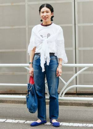 ヴィンテージはこう着る！レッド×ブルーでリンクしたおしゃれ親子♡ | HugMug